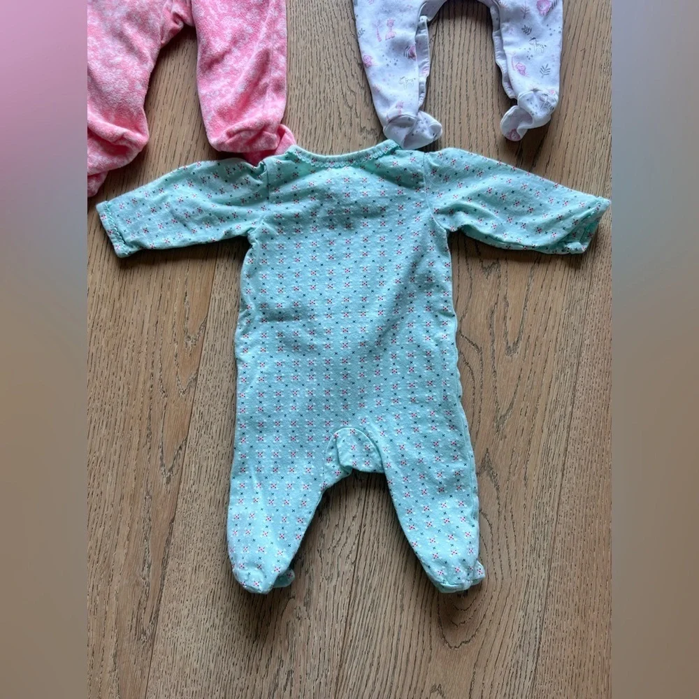 Magnolia Baby Carter’s Little Sister Girl Bundle sleep and onesie size 3 months